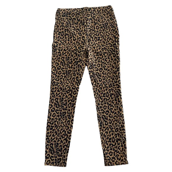 J Crew Animal Leopard Print 9" High Rise Skinny Jeans Button‎ Fly 27 28 NWOT - Picture 12 of 12